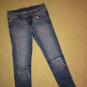 Really nice low rise cut out jeans